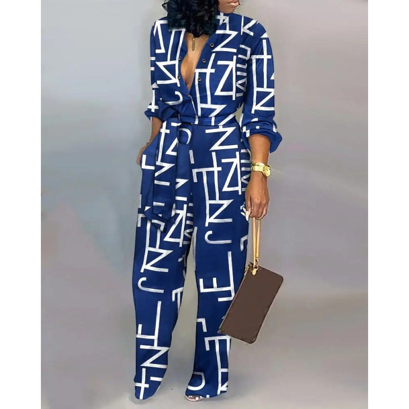 Damen Denim Jumpsuit mit modischem Patchwork-Design und praktischen Taschen Stilzeits