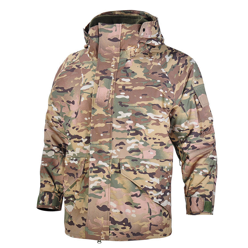 Herren wetterfeste Camouflage-Jacke Stilzeits