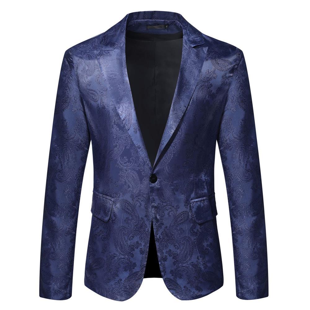 Herren eleganter Blazer mit Paisleymuster Stilzeits