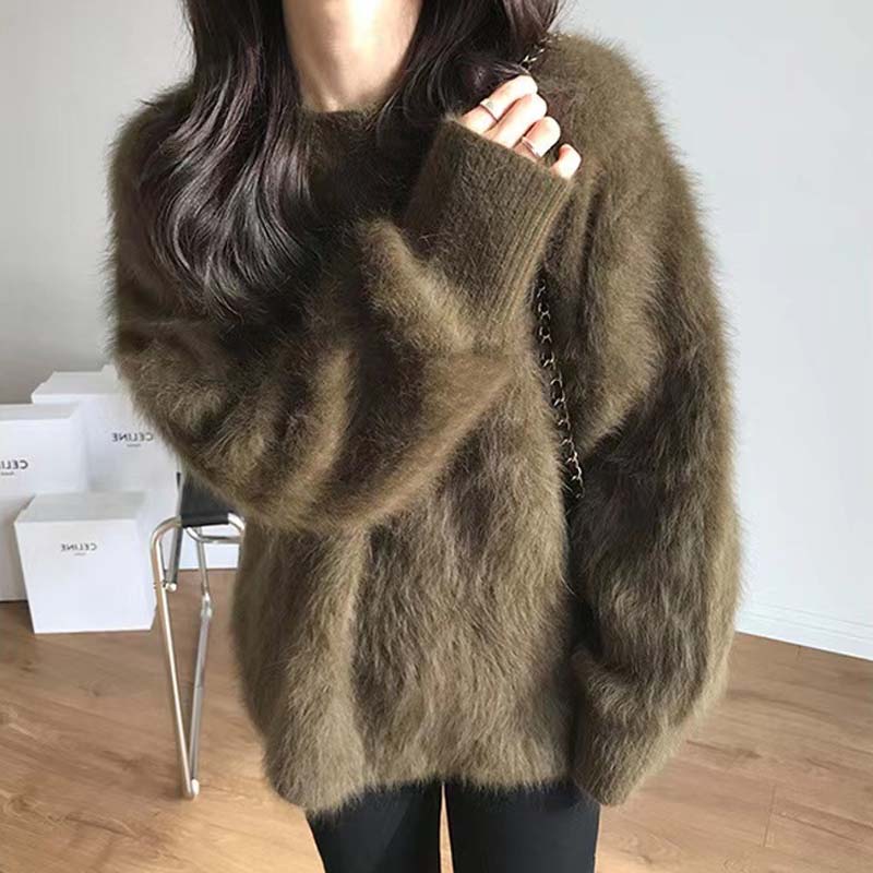 Stilzeits | Weicher Strickpullover Mohair Luxuriöser Komfort