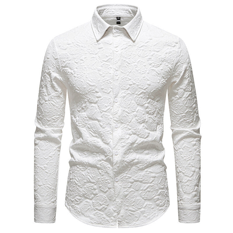 Herren Hemd mit strukturiertem Design Stilzeits