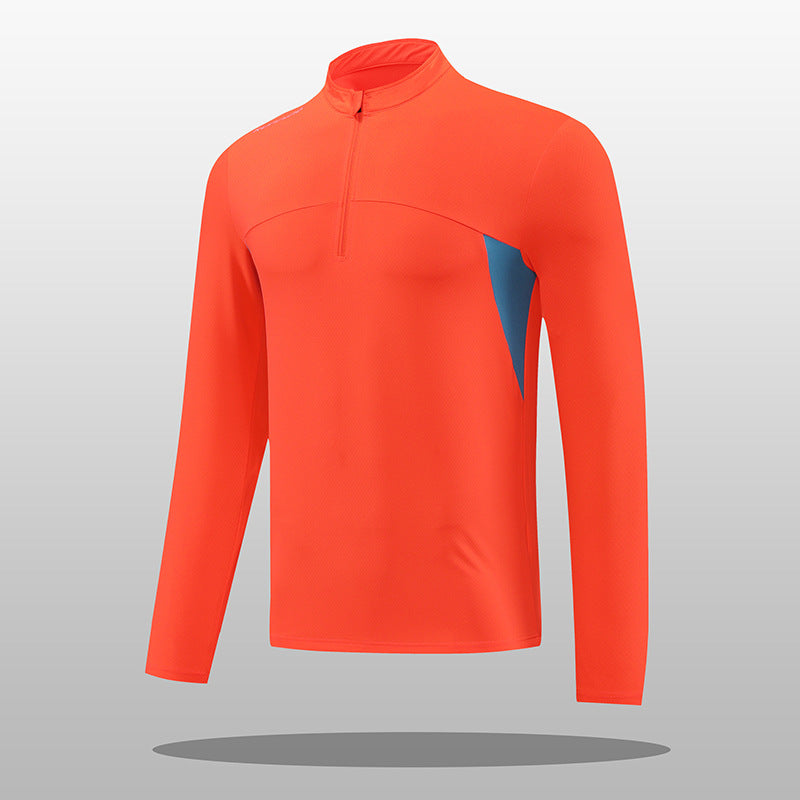 Herren Funktions-Thermoshirt mit Stehkragen und Reißverschluss Stilzeits