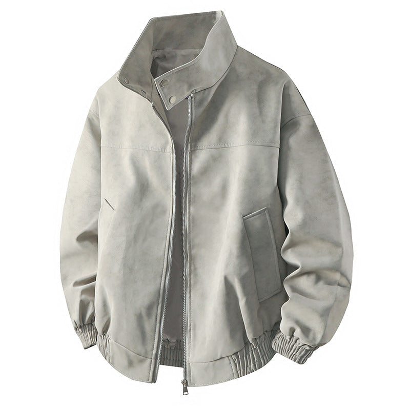 Herren Modische Übergangsjacke mit hohem Kragen und revitalisierendem Innenfutter Stilzeits