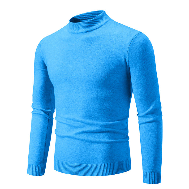 Herren eleganter Pullover mit Stehkragen Stilzeits
