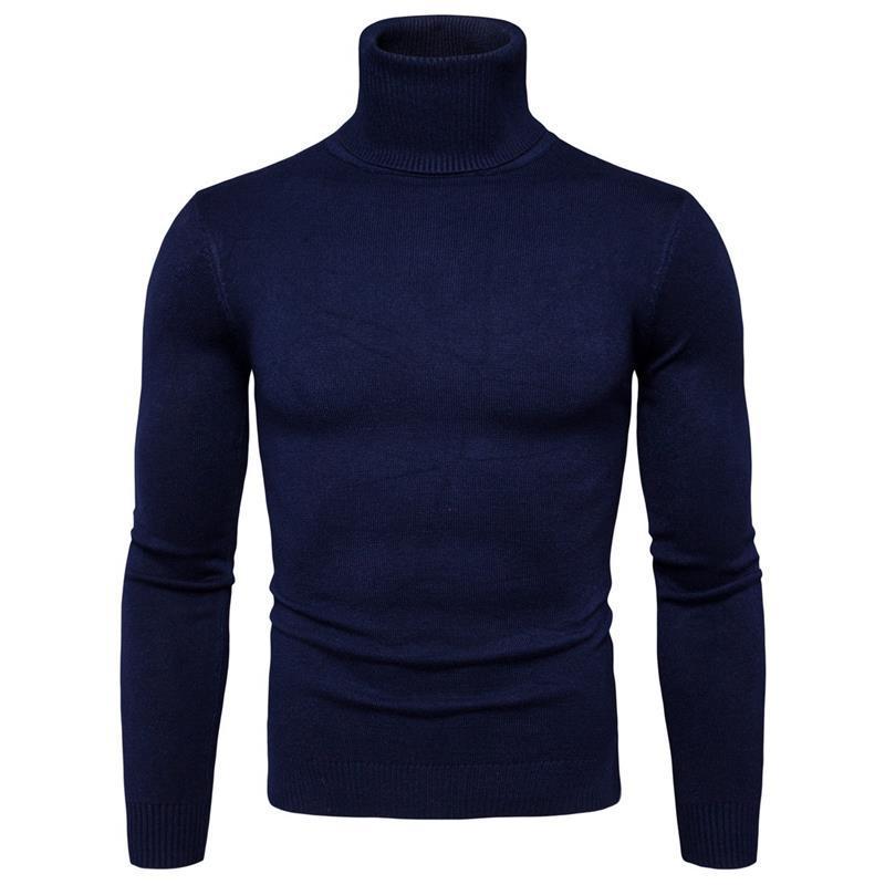 Herren Rollkragenpullover aus feiner Merinowolle Stilzeits