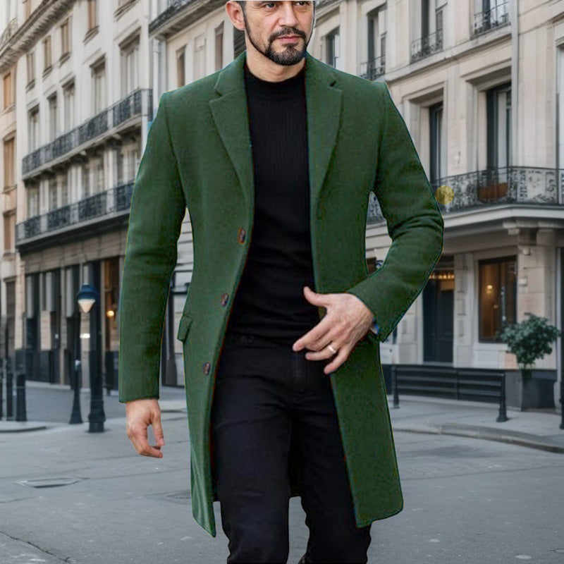 Herren eleganter Wollmantel Stilzeits 1760428448