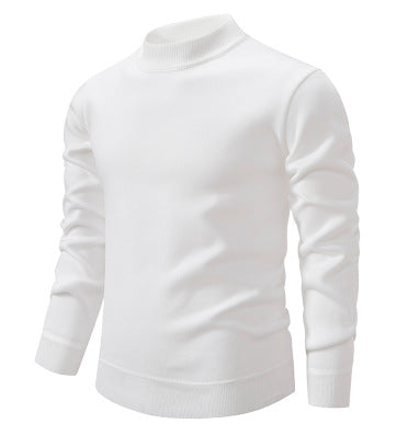 Herren Hochwertiger Strickpullover mit modernem Stehkragen Stilzeits