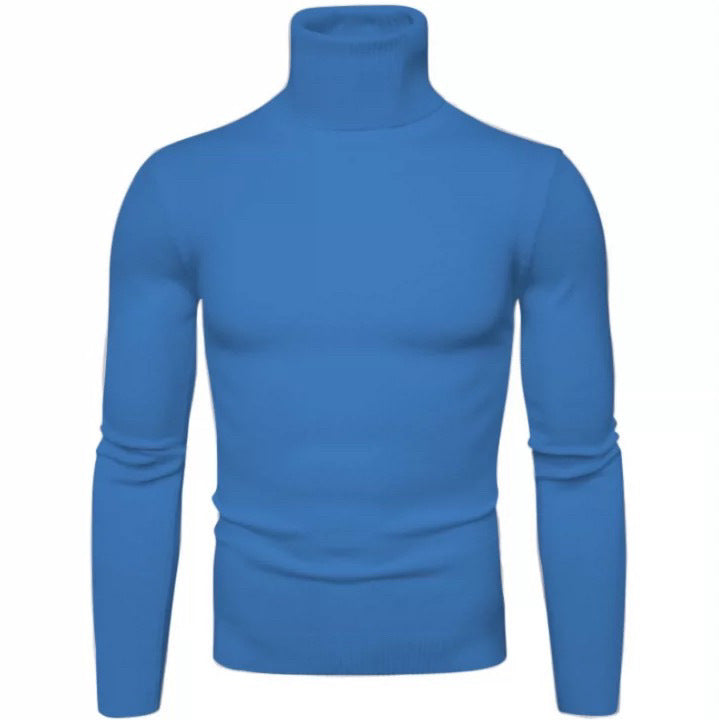 Herren eleganter Rollkragenpullover aus feiner Merinowolle Stilzeits