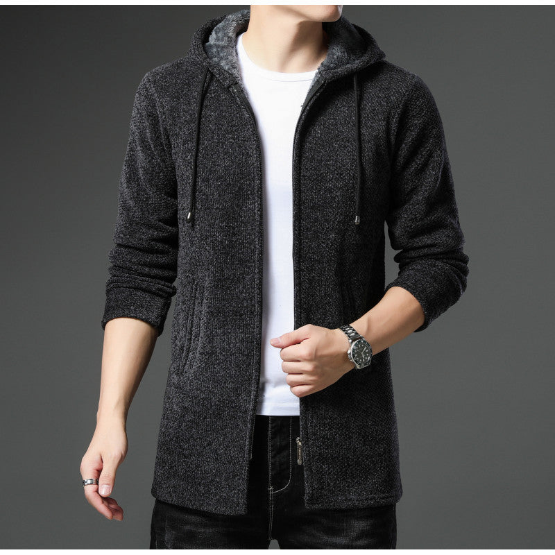 Herren urbane Freizeitjacke mit Kapuze Stilzeits