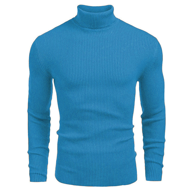 Herren Rollkragenpullover aus feinem Rippstrick Stilzeits