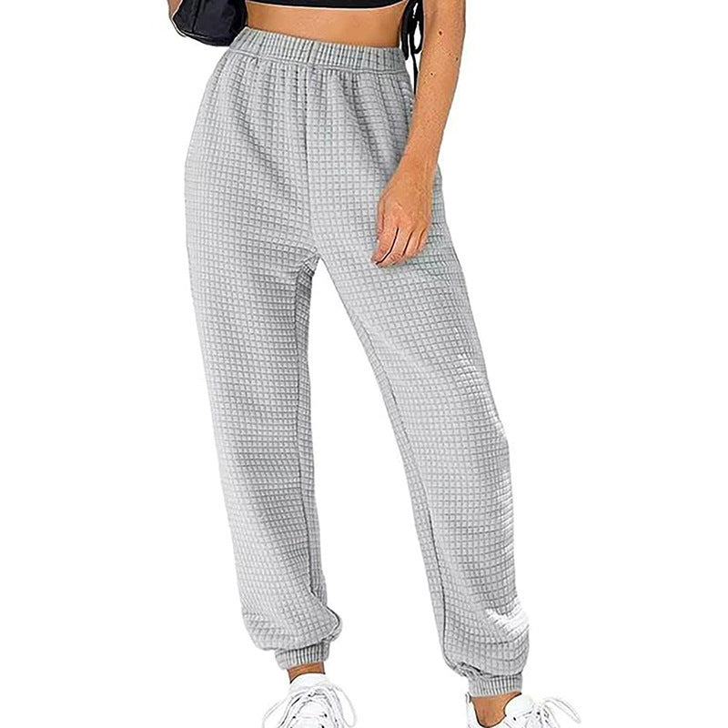 Damen Hochgeschnittene Relaxed Fit Sweathose Stilzeits