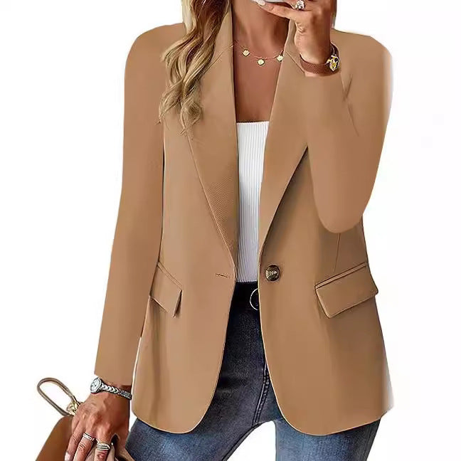 Damen Eleganter Blazer mit strukturiertem Design und praktischen Taschen Stilzeits