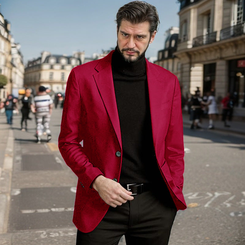 Herren Eleganter Einreiher-Blazer Stilzeits