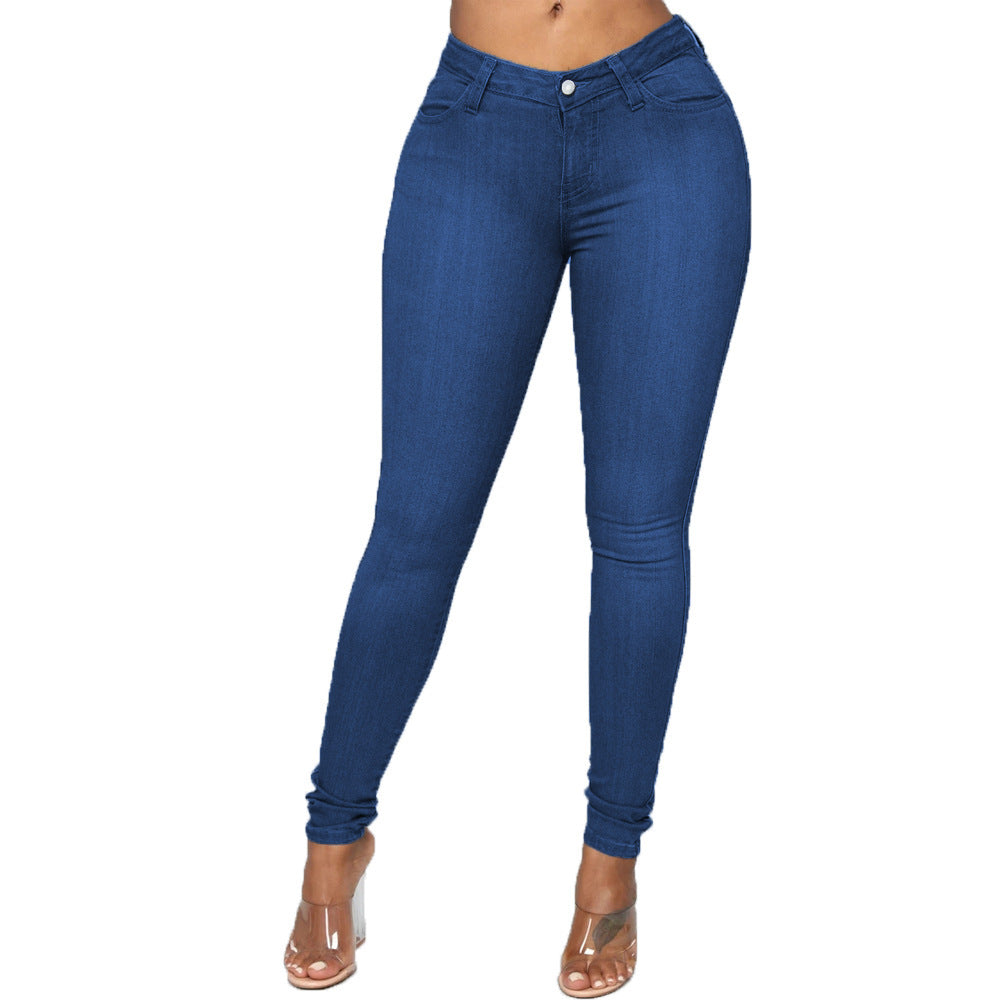 Damen High-Waist Skinny Jeans mit perfektem Sitz Stilzeits