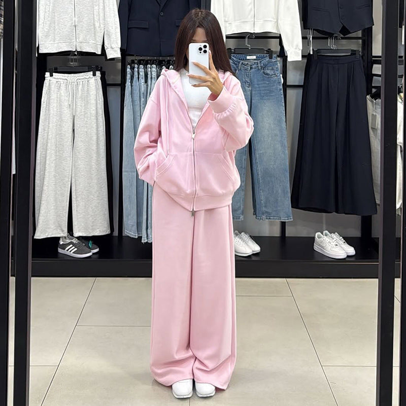 Damen bequemer und stylischer Kapuzenset Stilzeits