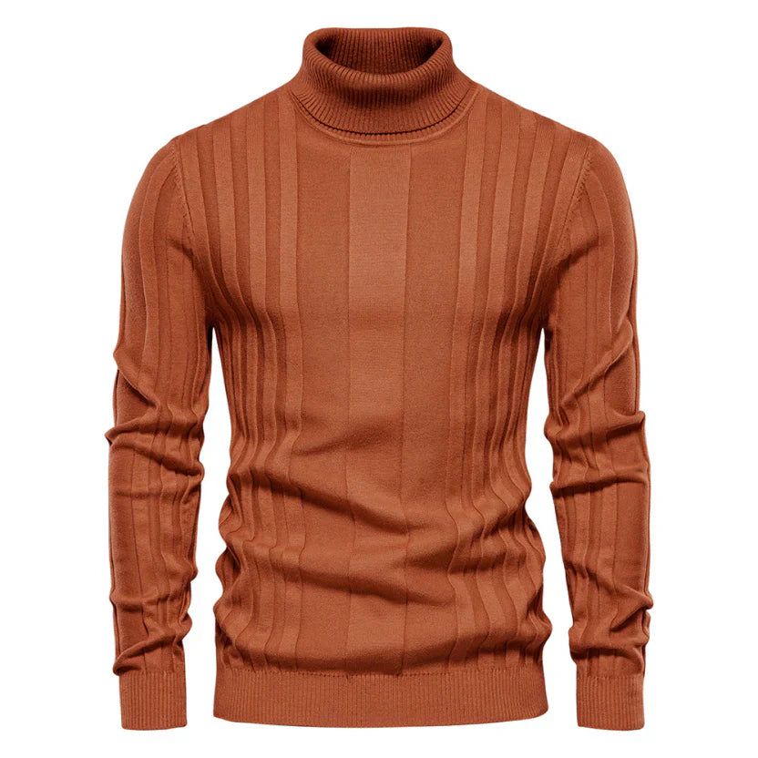 Stylischer Rollkragenpullover Für Herren | Winter
