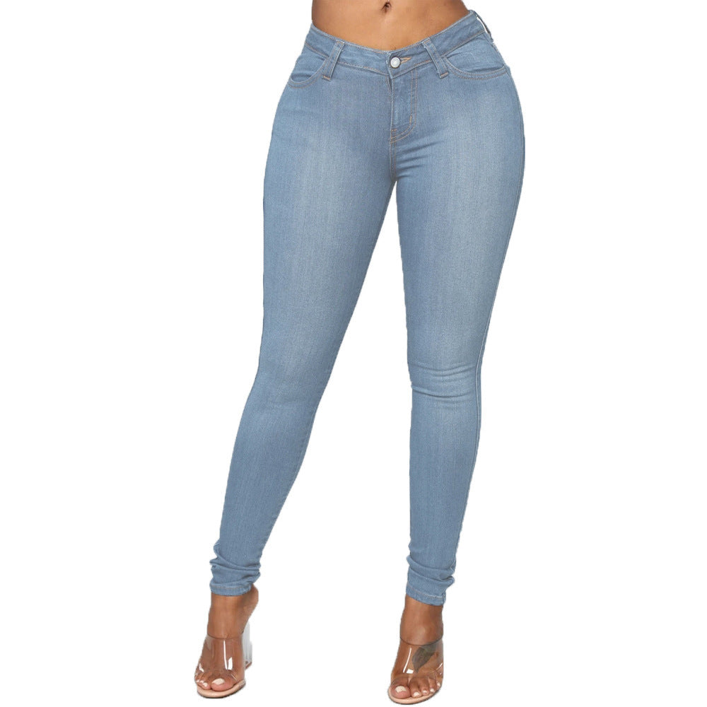 Damen High-Waist Skinny Jeans mit perfektem Sitz Stilzeits