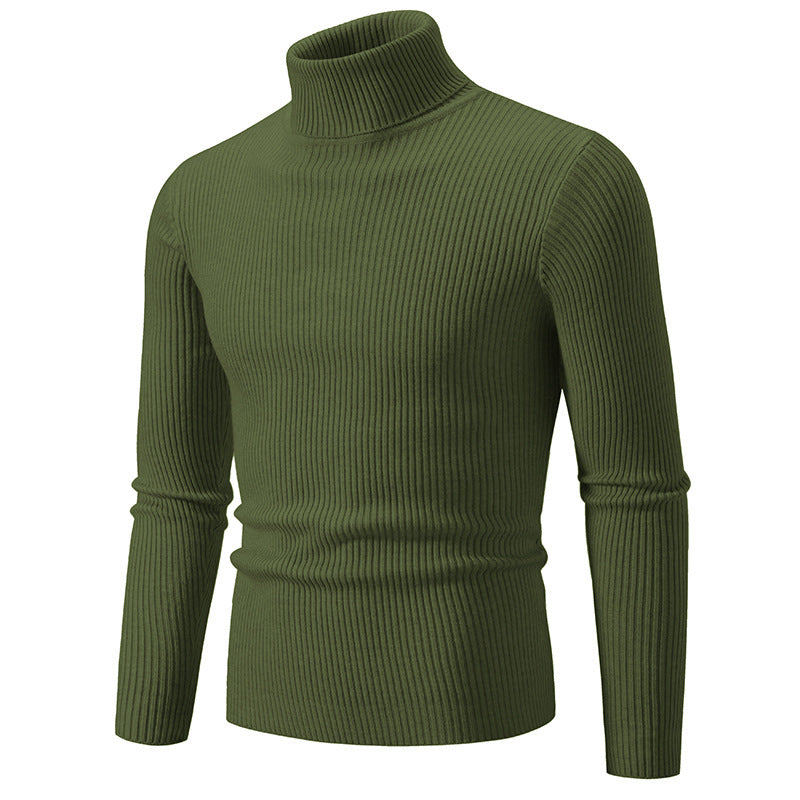 Herren feiner Rollkragenpullover aus langlebigem Strickmaterial Stilzeits