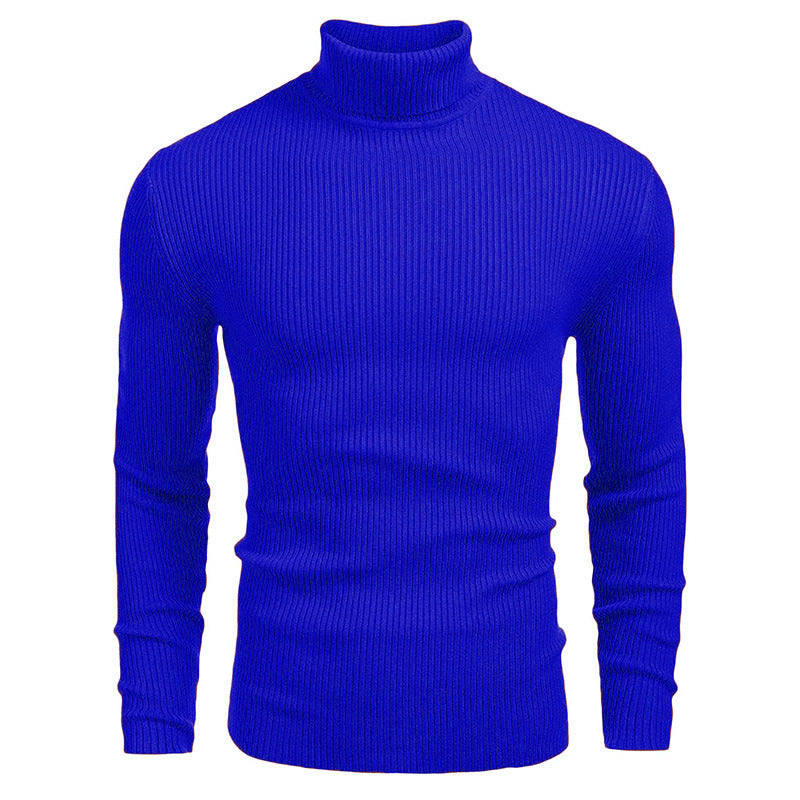 Herren Rollkragenpullover aus feinem Rippstrick Stilzeits