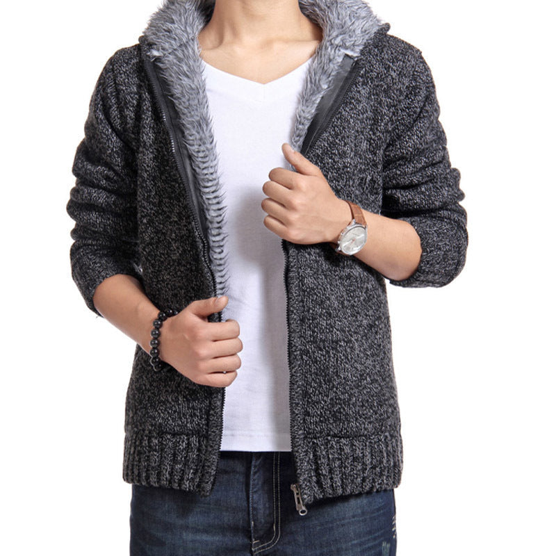 Herren kuschelige Strickjacke mit hochwertigem Innenfutter Stilzeits