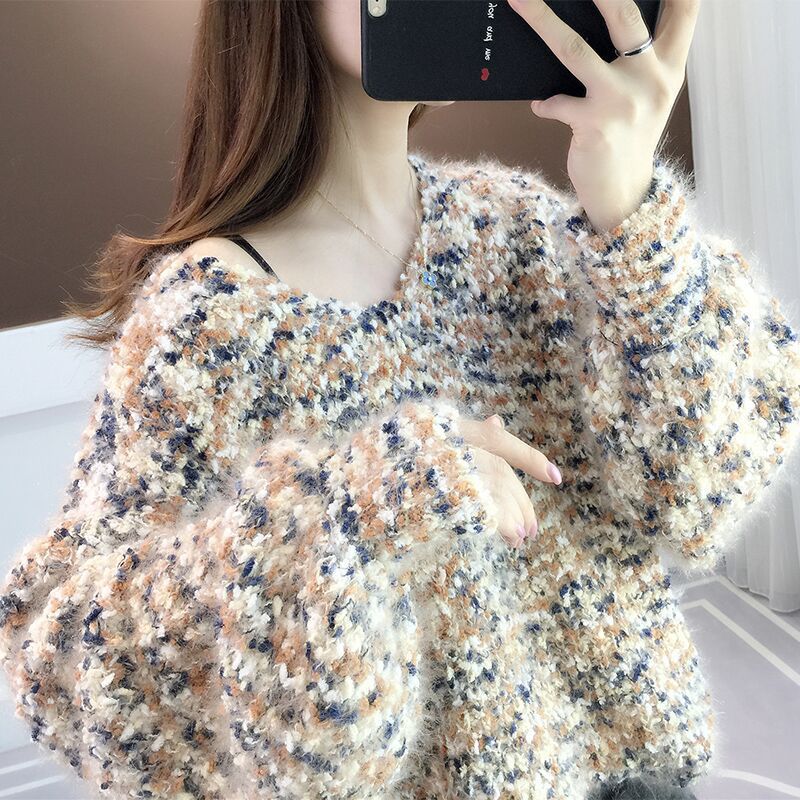 Damen Pullover im lässigen Strickstil Stilzeits