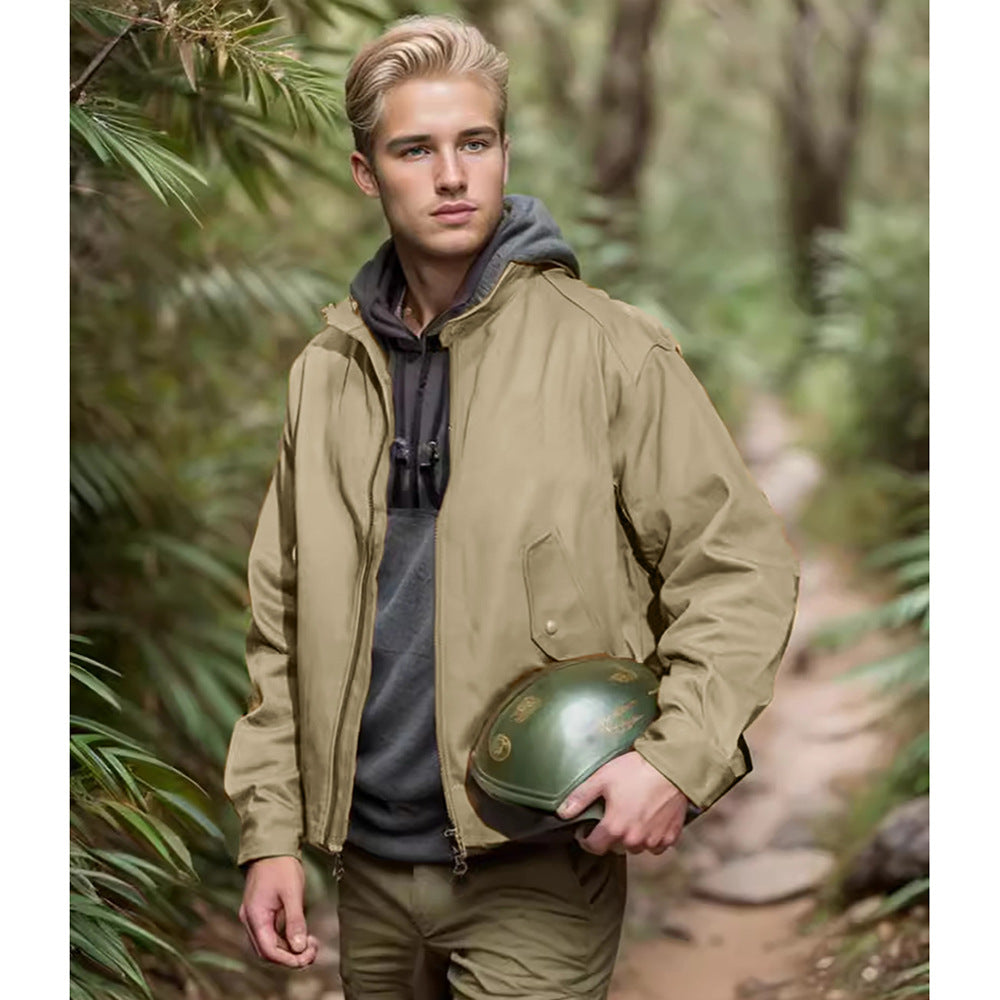 Herren vielseitige Outdoor-Jacke mit praktischen Taschen und wetterfestem Material Stilzeits