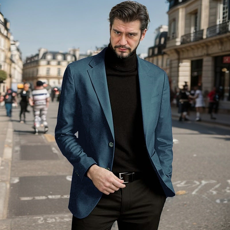 Herren Eleganter Einreiher-Blazer Stilzeits