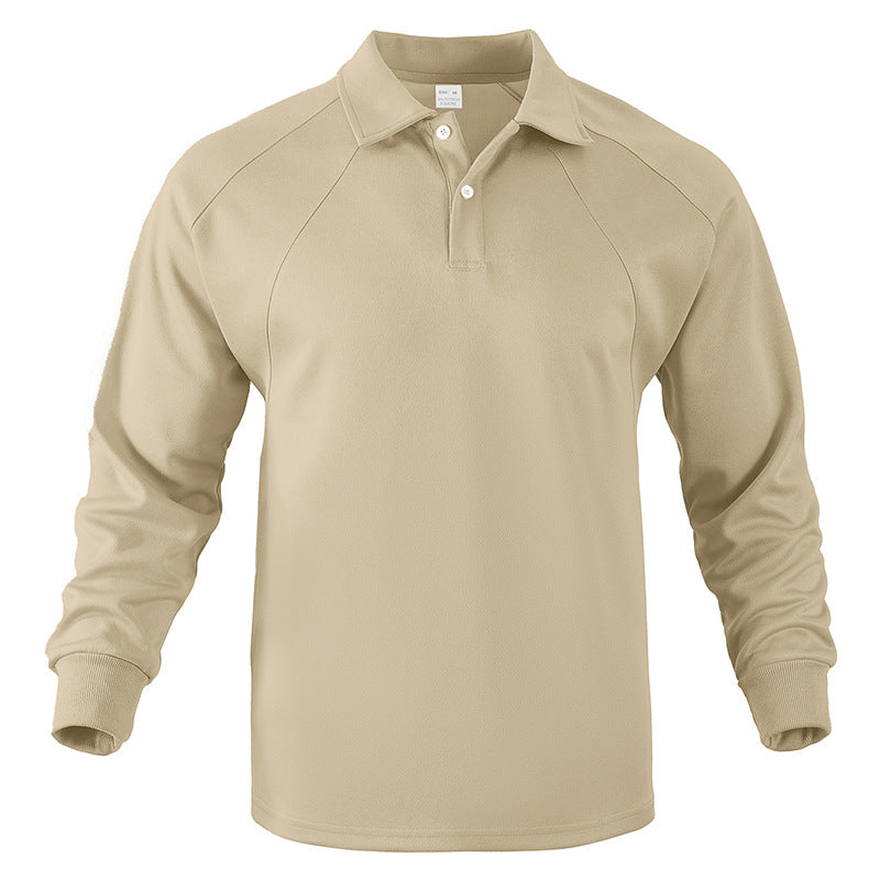 Herren Langarm Polohemd aus weicher Baumwolle mit sportlichen Akzenten Stilzeits