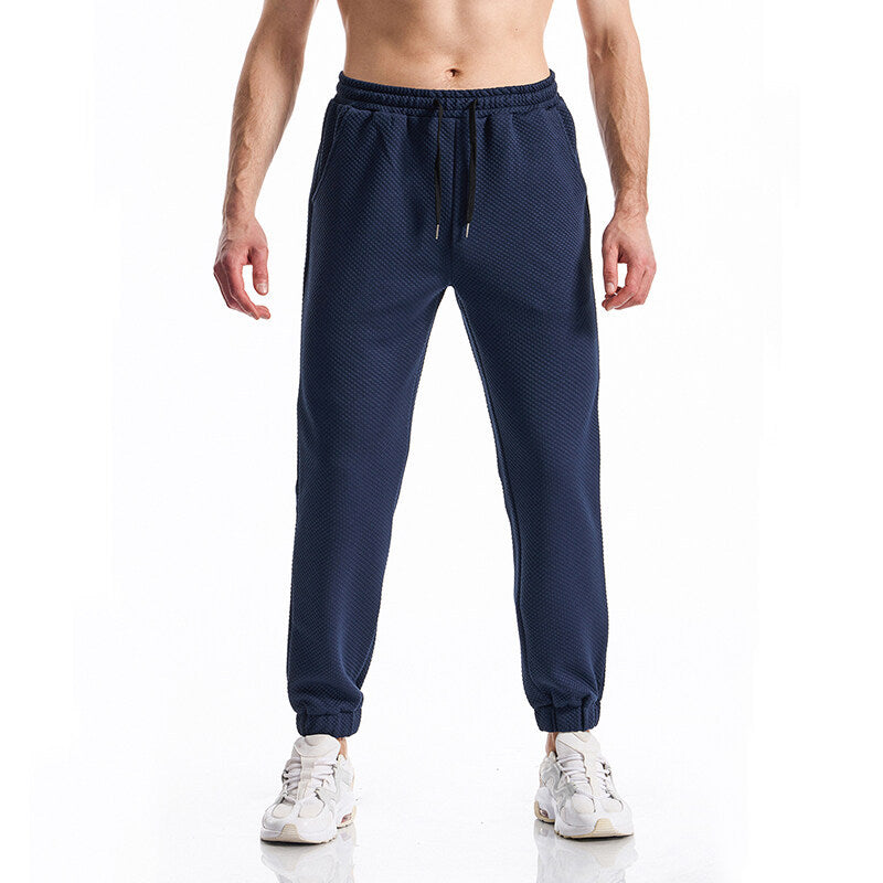 Herren Sportliche Freizeithose mit strukturierter Oberfläche Stilzeits