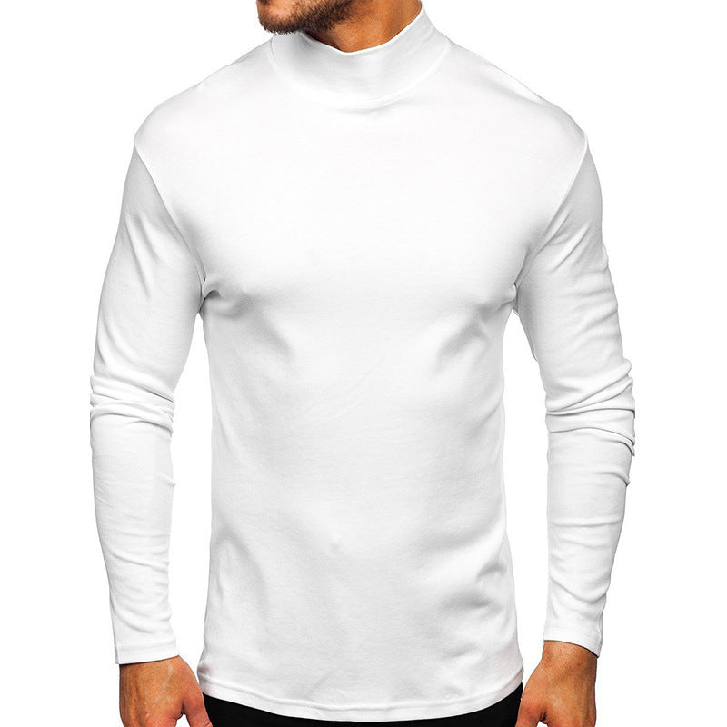Herren Langarmshirt mit Stehkragen aus hochwertigem Material Stilzeits