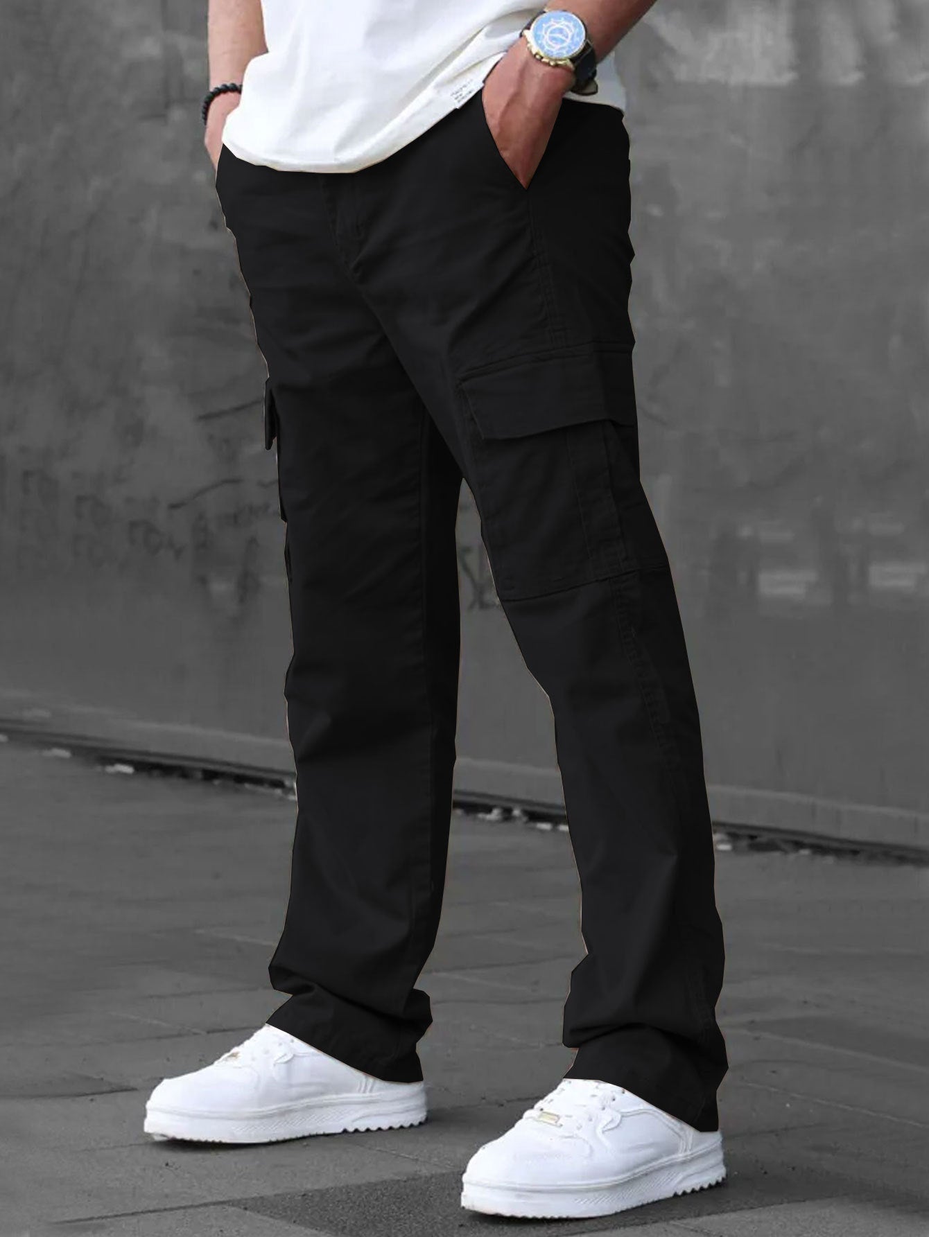 Herren Cargo-Hosen mit multifunktionalen Taschen und atmungsaktivem Stoff Stilzeits