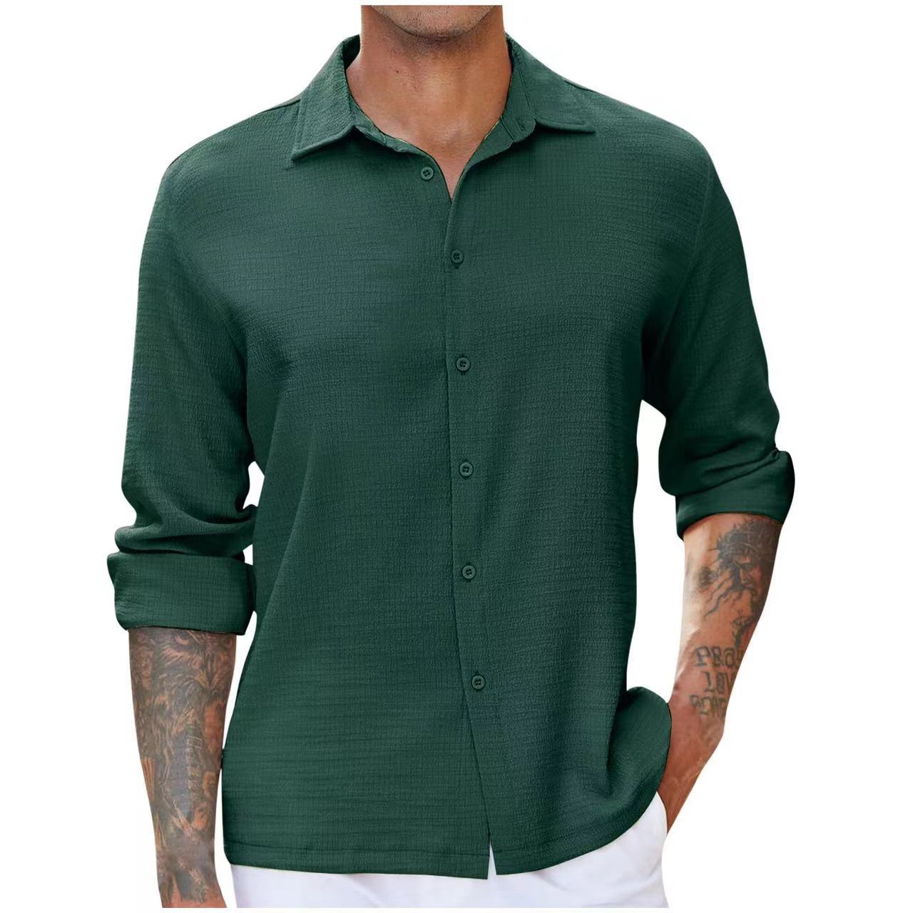 Herren Langarmhemd Stilzeits