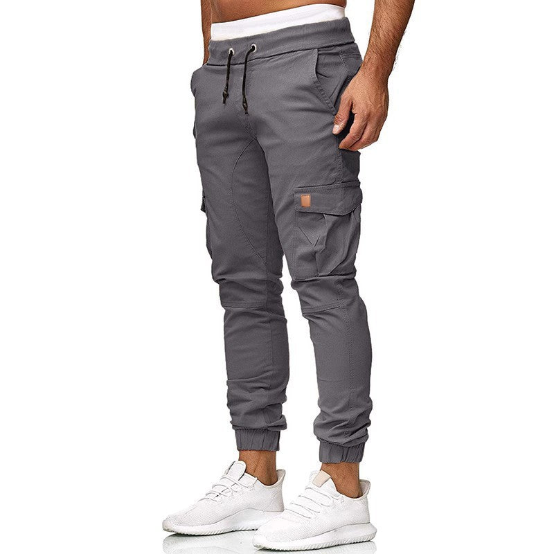 Herren Cargo-Jogginghose mit elastischem Bund und praktischen Taschen Stilzeits