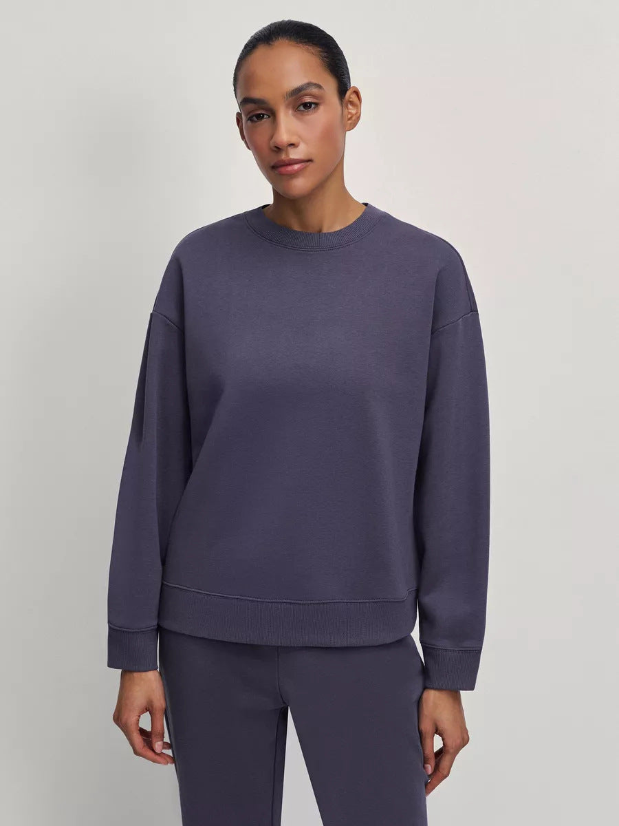 Damen Bequemer Oversized Sweatpullover mit lässigem Schnitt Stilzeits