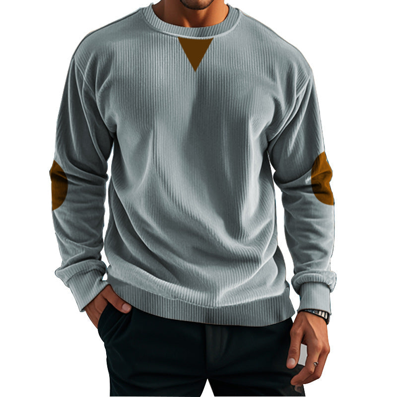 Herren komfortabler Fleece-Pullover mit Struktur Stilzeits