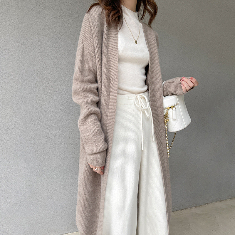 Damen Strickcardigan mit lässigem Schnitt und praktischen Taschen Stilzeits