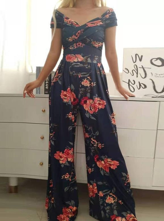 Spielerischer Britta Sommer-Jumpsuit mit Off-Shoulder-Ausschnitt