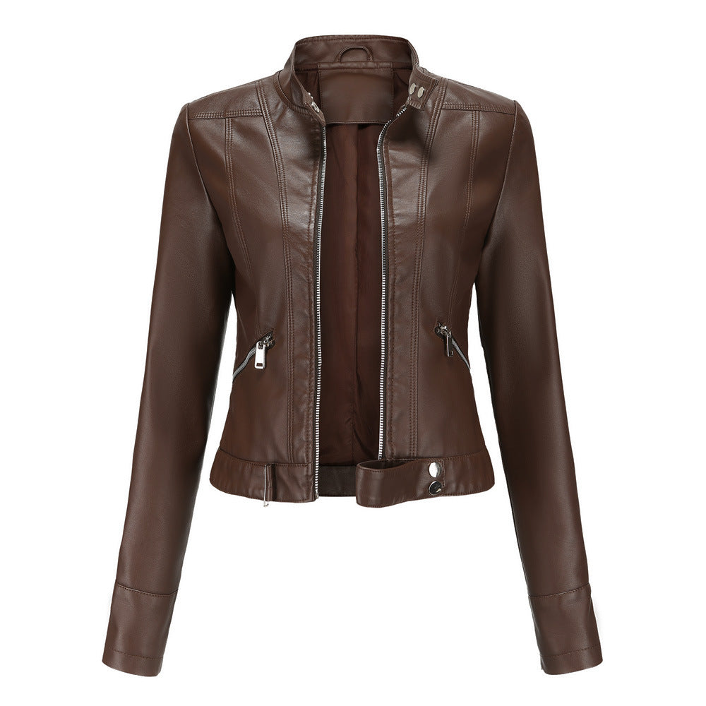 Damen Bikerjacke mit modernem Schnitt Stilzeits