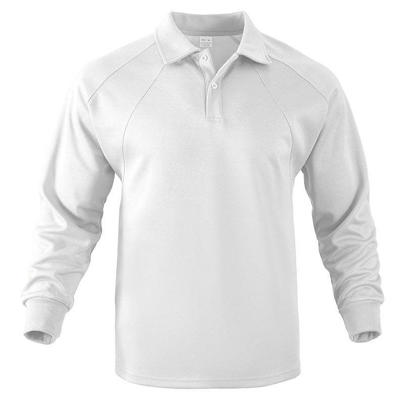 Herren Langarm Polohemd aus weicher Baumwolle mit sportlichen Akzenten Stilzeits