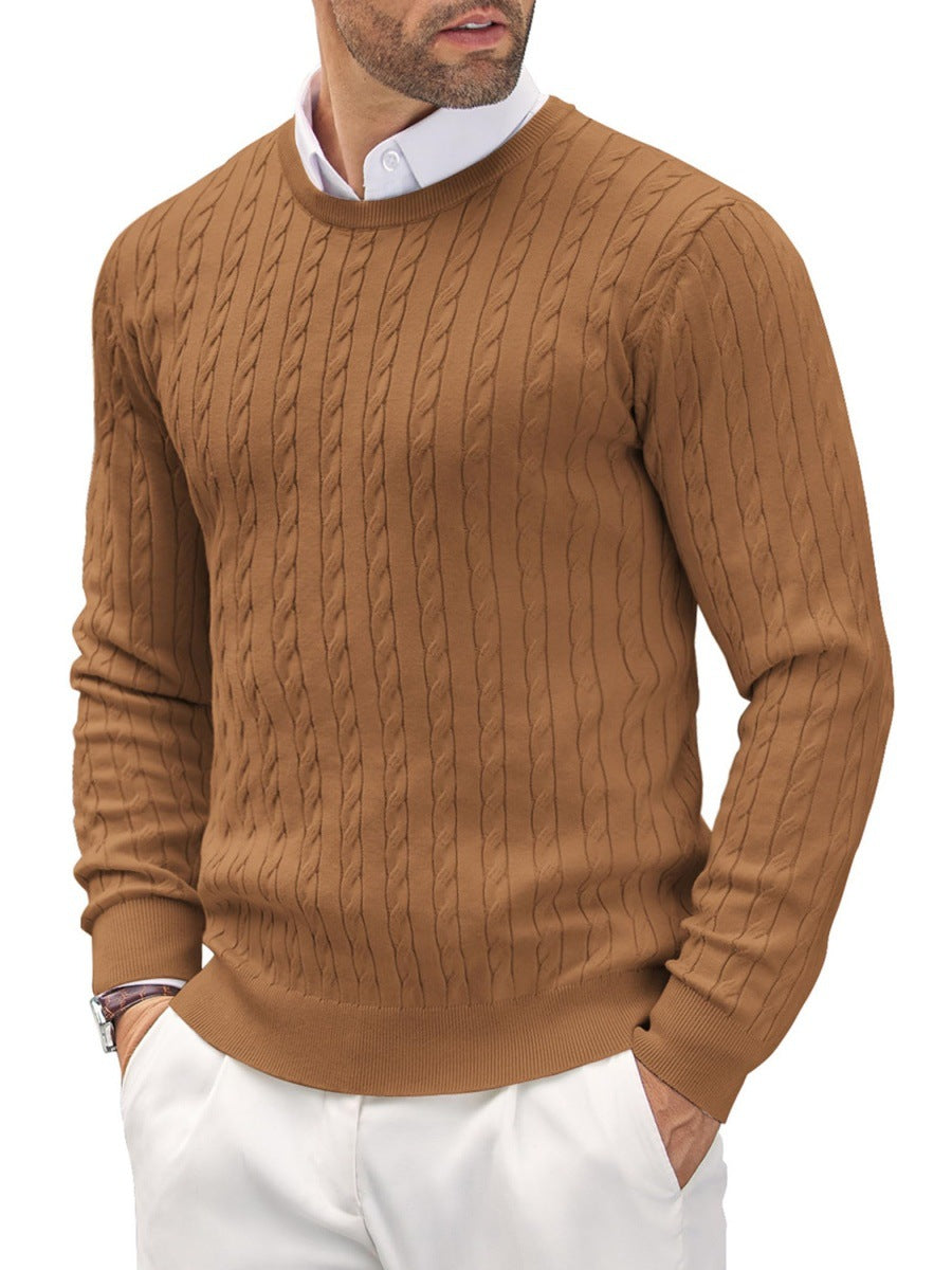 Herren Strickpullover mit Fischgratmuster Stilzeits