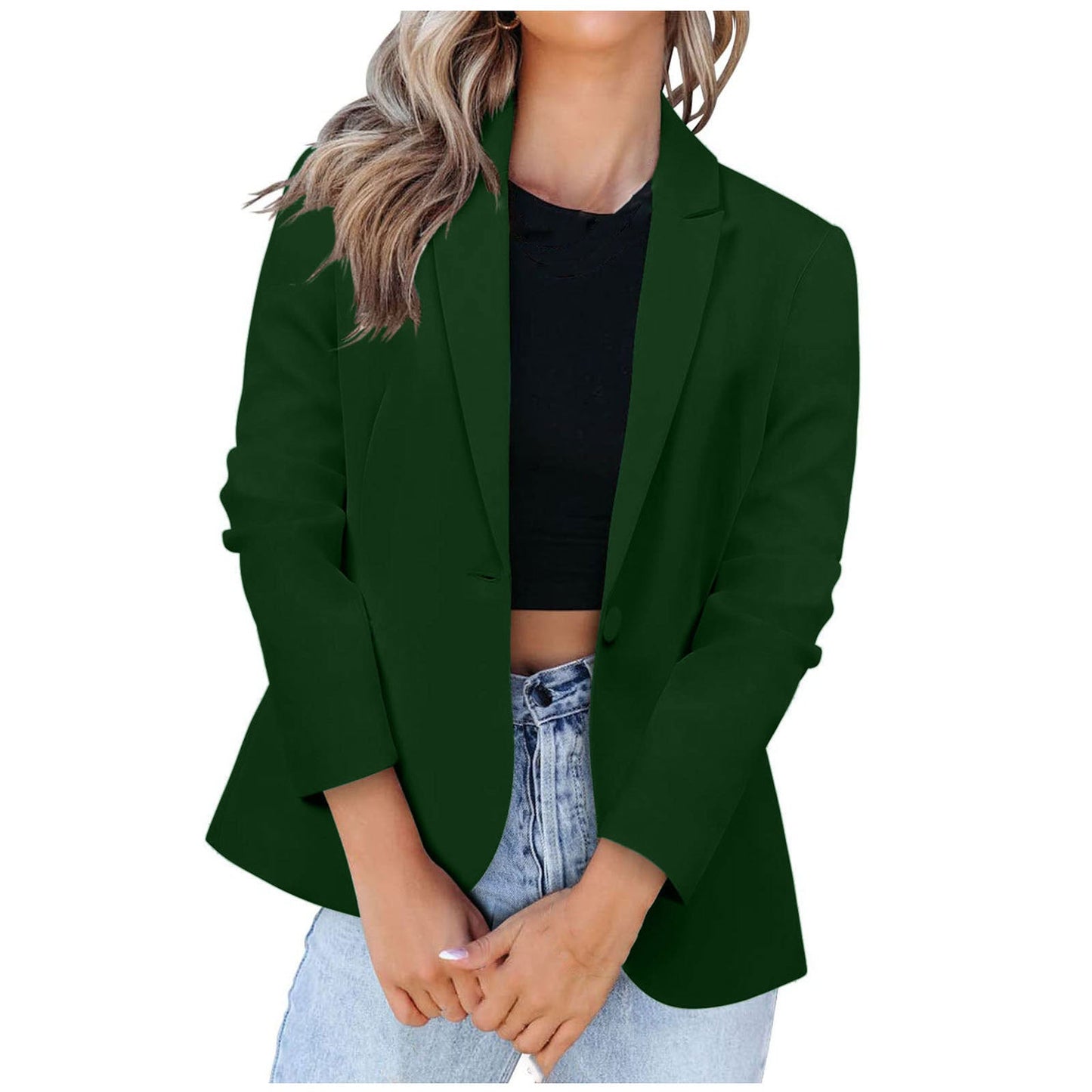 Damen Eleganter Blazer mit modernem Schnitt und praktischen Taschen Stilzeits