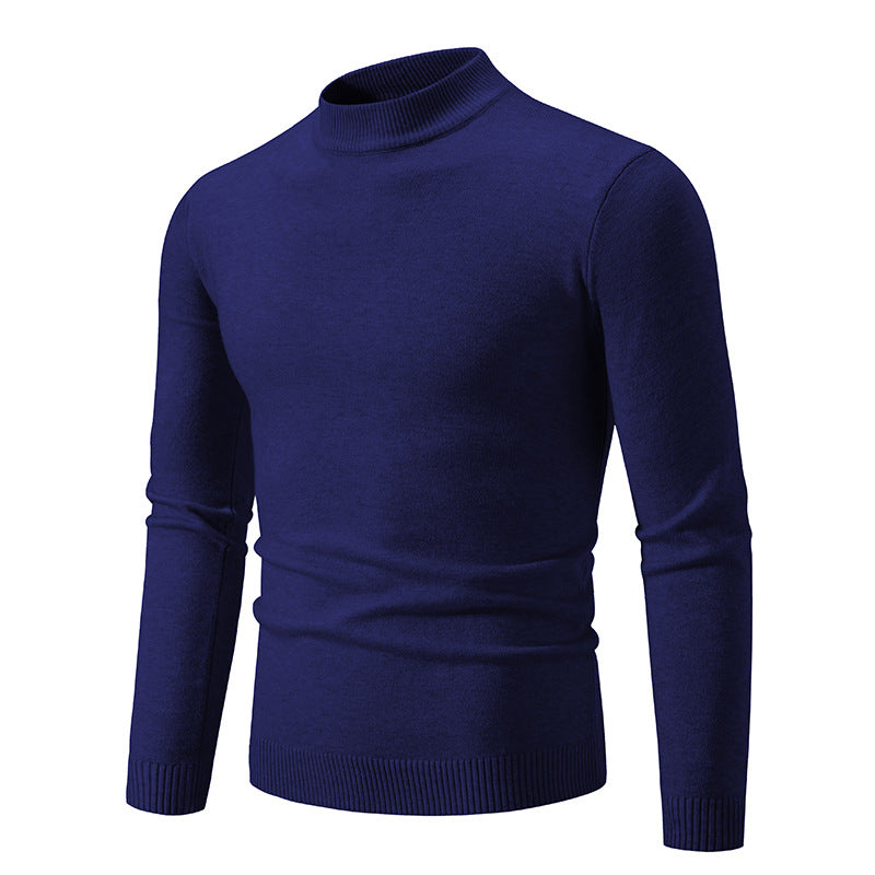 Herren eleganter Pullover mit Stehkragen Stilzeits