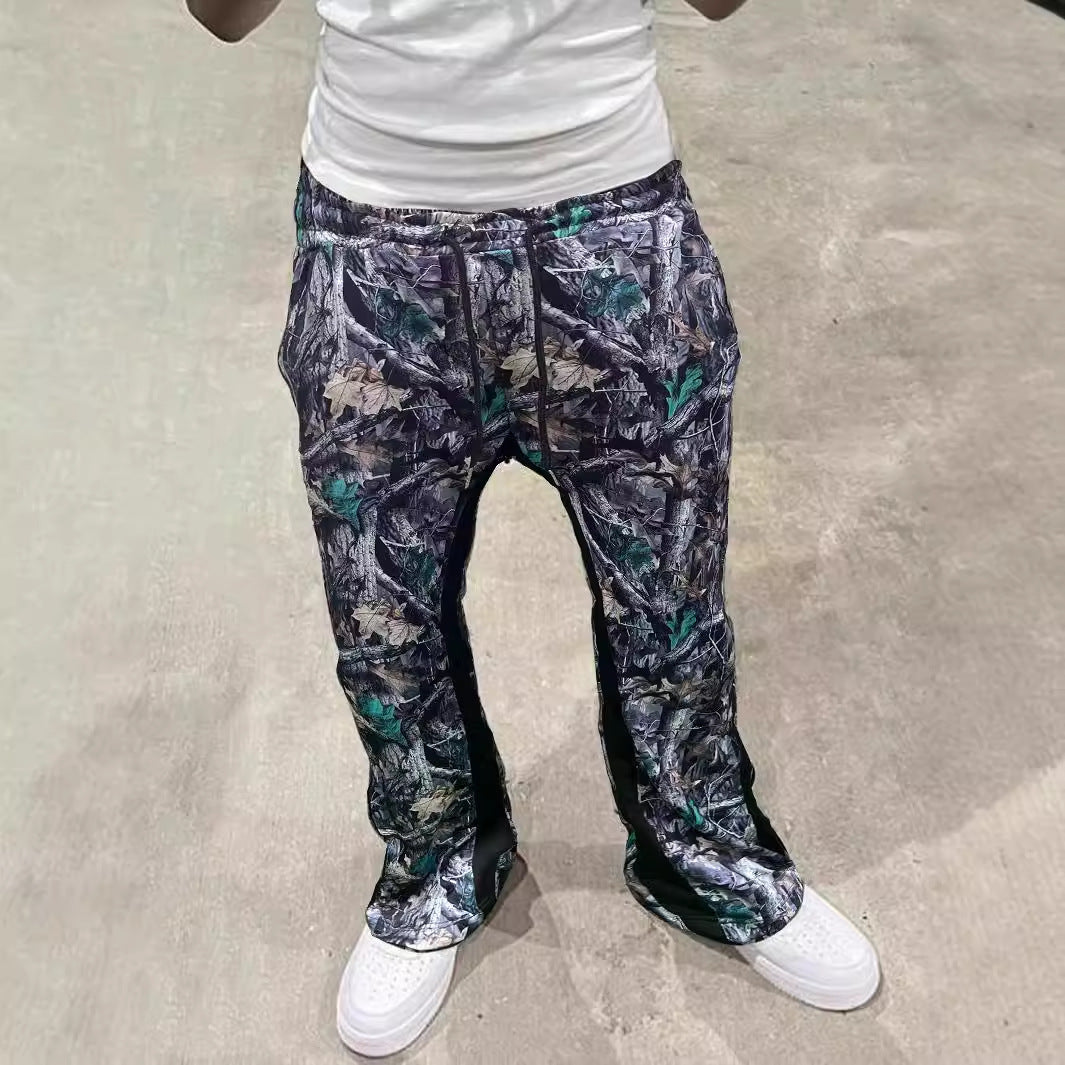 Herren Freizeithose mit innovativem Camouflage-Muster und elastischem Bund Stilzeits