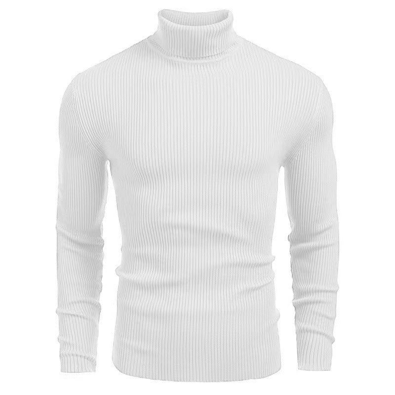 Herren Rollkragenpullover aus feiner Baumwolle mit strukturiertem Design Stilzeits