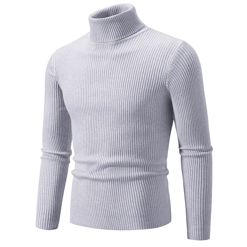 Herren feiner Rollkragenpullover aus langlebigem Strickmaterial Stilzeits