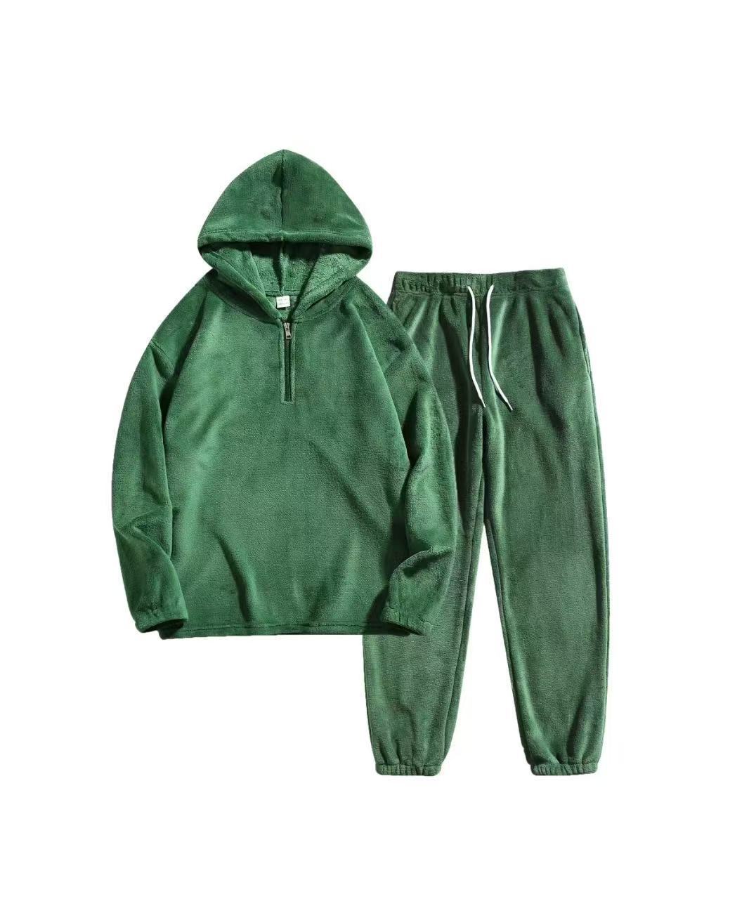 Damen Fleece Schlafanzug Stilzeits