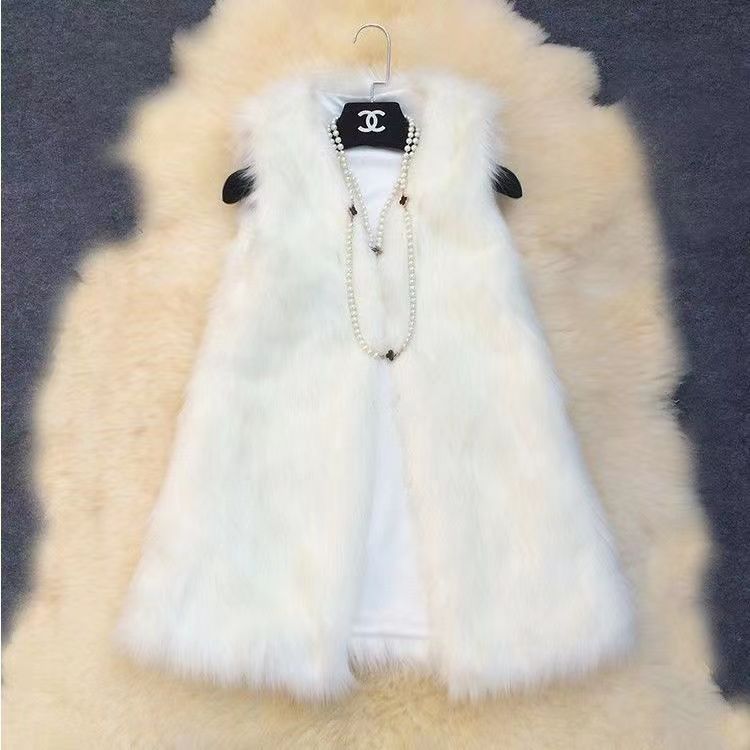 Damen Elegante Kunstpelzweste mit modischem Schnitt Stilzeits