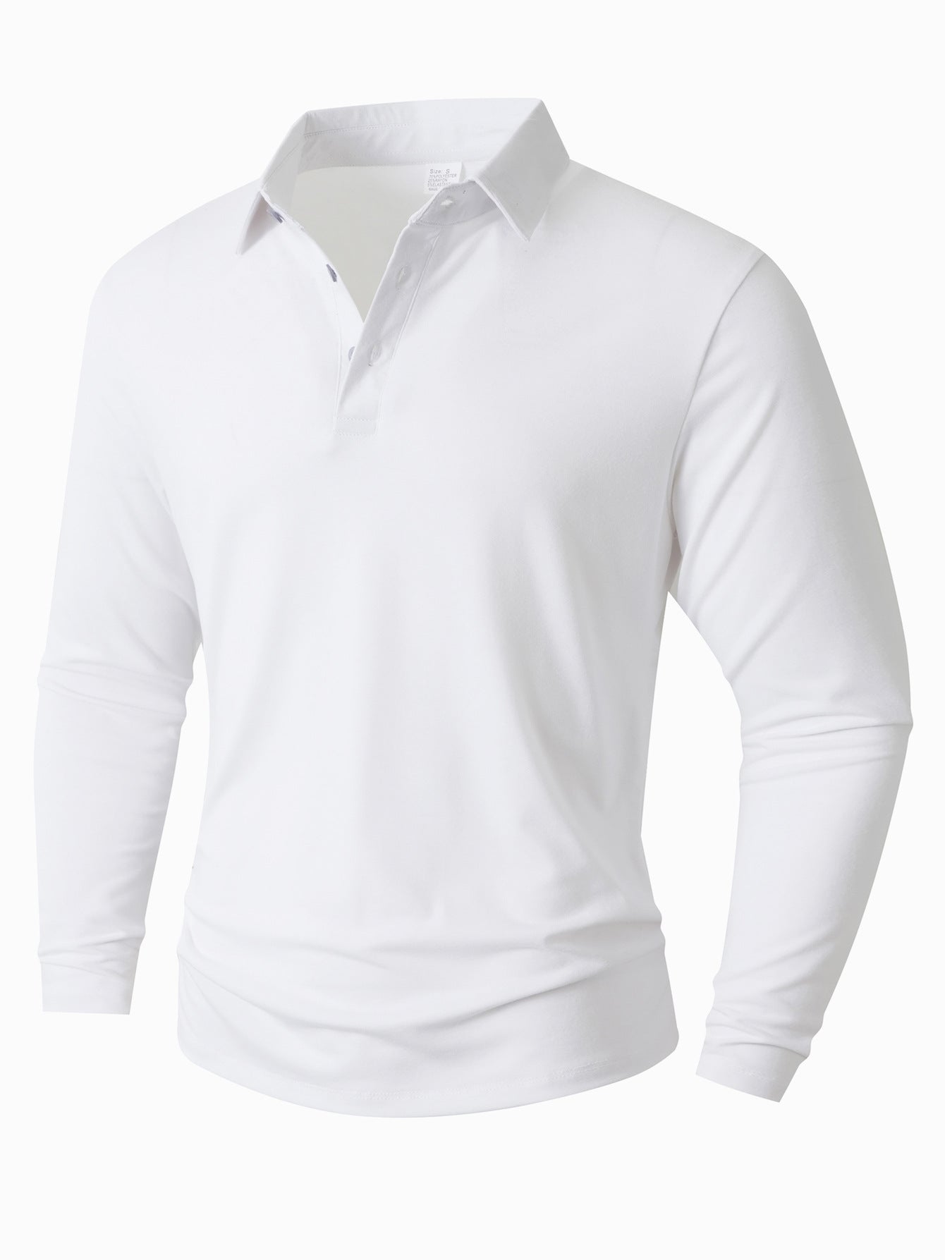 Herren Langarm Poloshirt mit modernem Schnitt Stilzeits