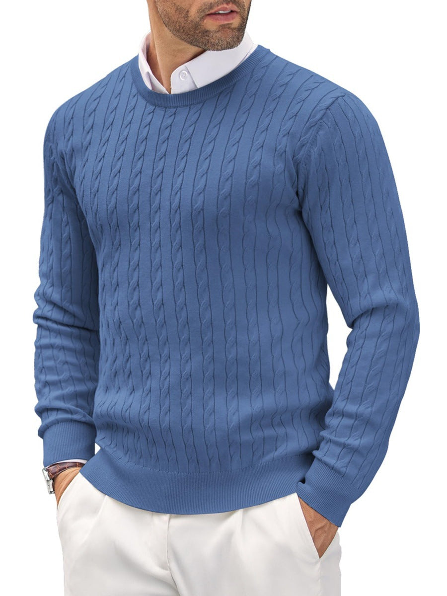 Herren Strickpullover mit Fischgratmuster Stilzeits
