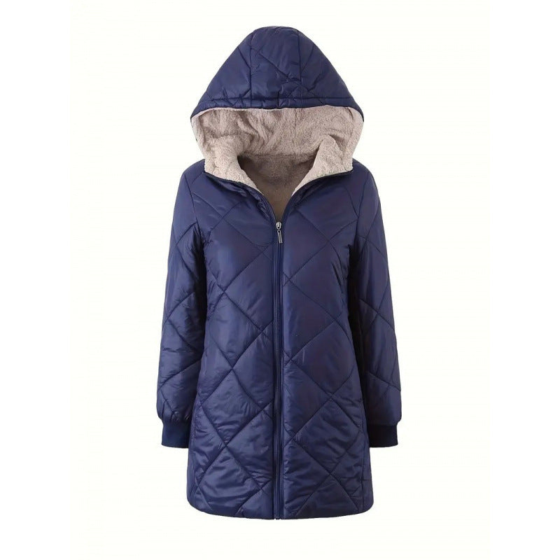 Damen gesteppte Winterjacke Stilzeits